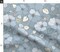 Botanical Floral Large Scale Nature Blue Grey Illustrative Custom Printed Fabric by Spoonflower Various Fabrics by the Yard or Fat Quarter